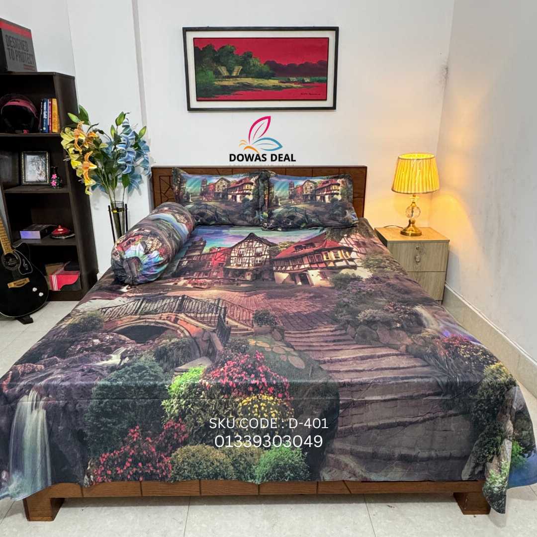 ,Luxury,King,size,Bed,Sheet,with,Matching,Pillow,covers
