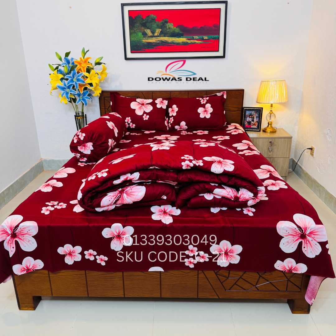Premium,Quality,Twill,Cotton,Comforter,5,Pcs,Set,comforter, comforter set, soft bedding, warm comforter, premium comforter Bangladesh,  cotton comforter, bedding set, winter blanket, stylish bedding

