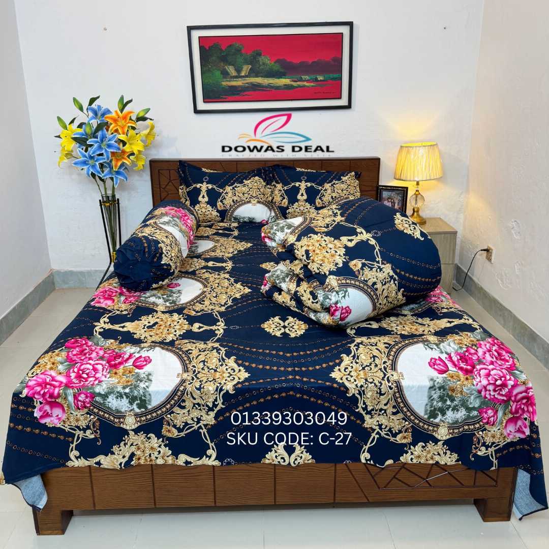 Premium,Quality,Twill,Cotton,Comforter,5,Pcs,Set,comforter, comforter set, soft bedding, warm comforter, premium comforter Bangladesh,  cotton comforter, bedding set, winter blanket, stylish bedding
