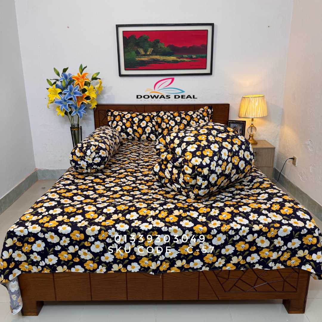 Premium,Quality,Twill,Cotton,Comforter,5,Pcs,Set,comforter, comforter set, soft bedding, warm comforter, premium comforter Bangladesh,  cotton comforter, bedding set, winter blanket, stylish bedding
