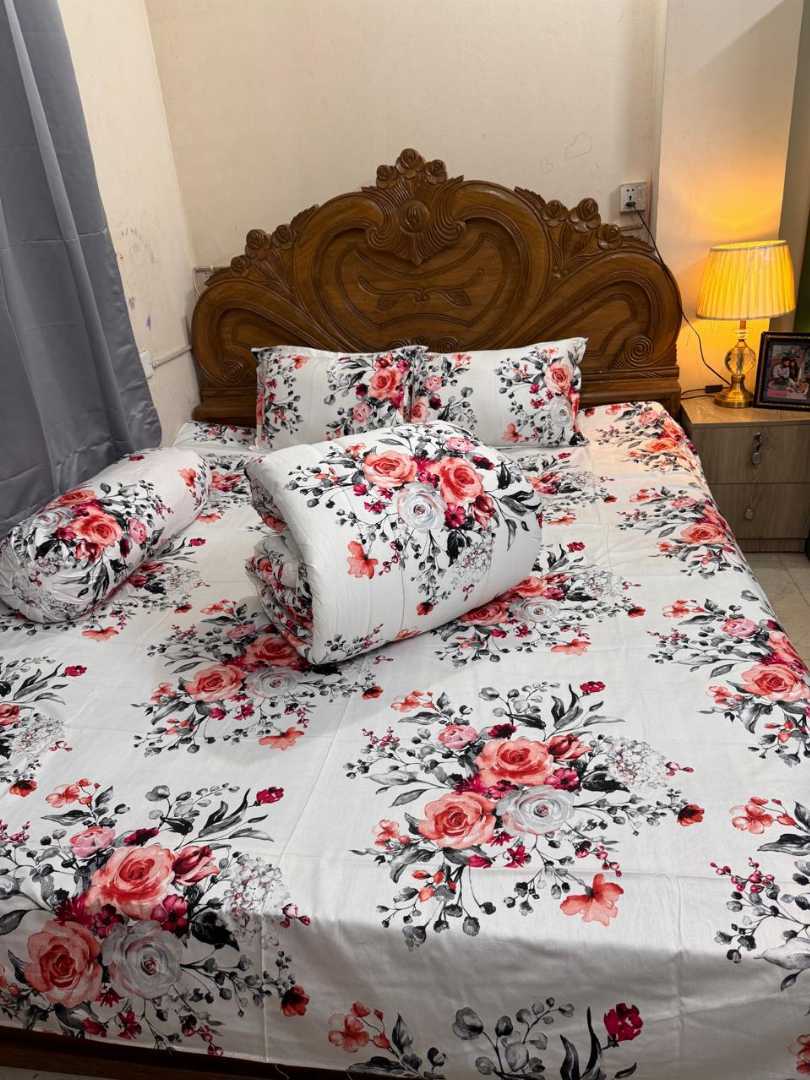 Premium,Quality,Twill,Cotton,Comforter,5,Pcs,Set,comforter, comforter set, soft bedding, warm comforter, premium comforter Bangladesh,  cotton comforter, bedding set, winter blanket, stylish bedding
