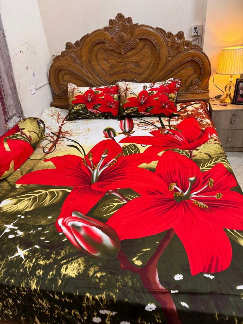 ,Luxury,King,size,Bed,Sheet,with,Matching,Pillow,covers
