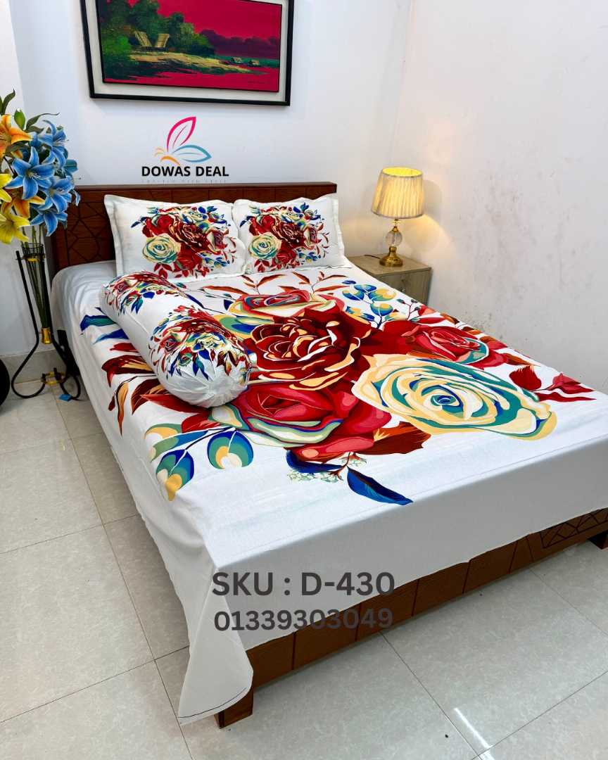 ,Luxury,King,size,Bed,Sheet,with,Matching,Pillow,covers