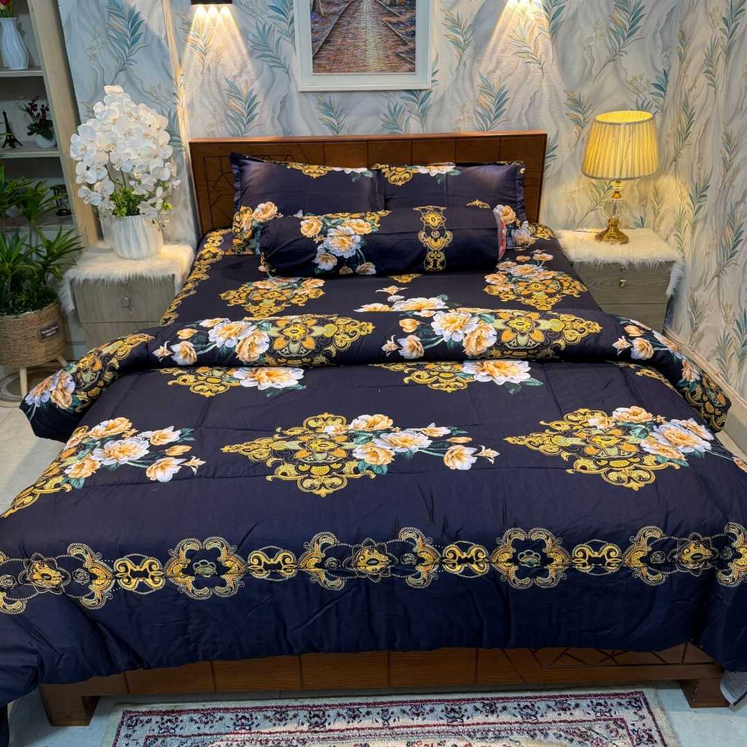 Premium,Quality,Twill,Cotton,Comforter,5,Pcs,Set,comforter, comforter set, soft bedding, warm comforter, premium comforter Bangladesh,  cotton comforter, bedding set, winter blanket, stylish bedding
