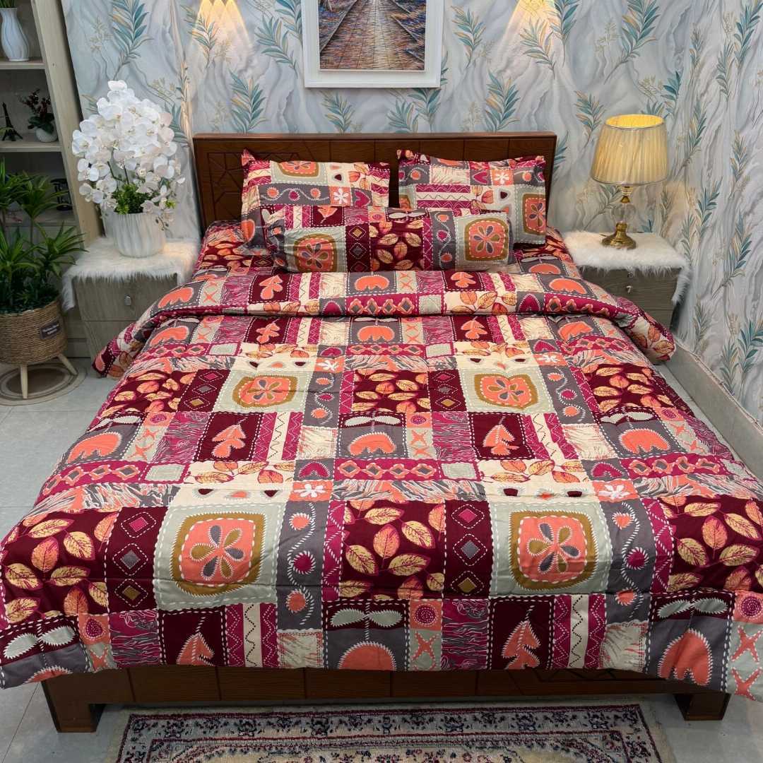 Premium,Quality,Twill,Cotton,Comforter,5,Pcs,Set,comforter, comforter set, soft bedding, warm comforter, premium comforter Bangladesh,  cotton comforter, bedding set, winter blanket, stylish bedding
