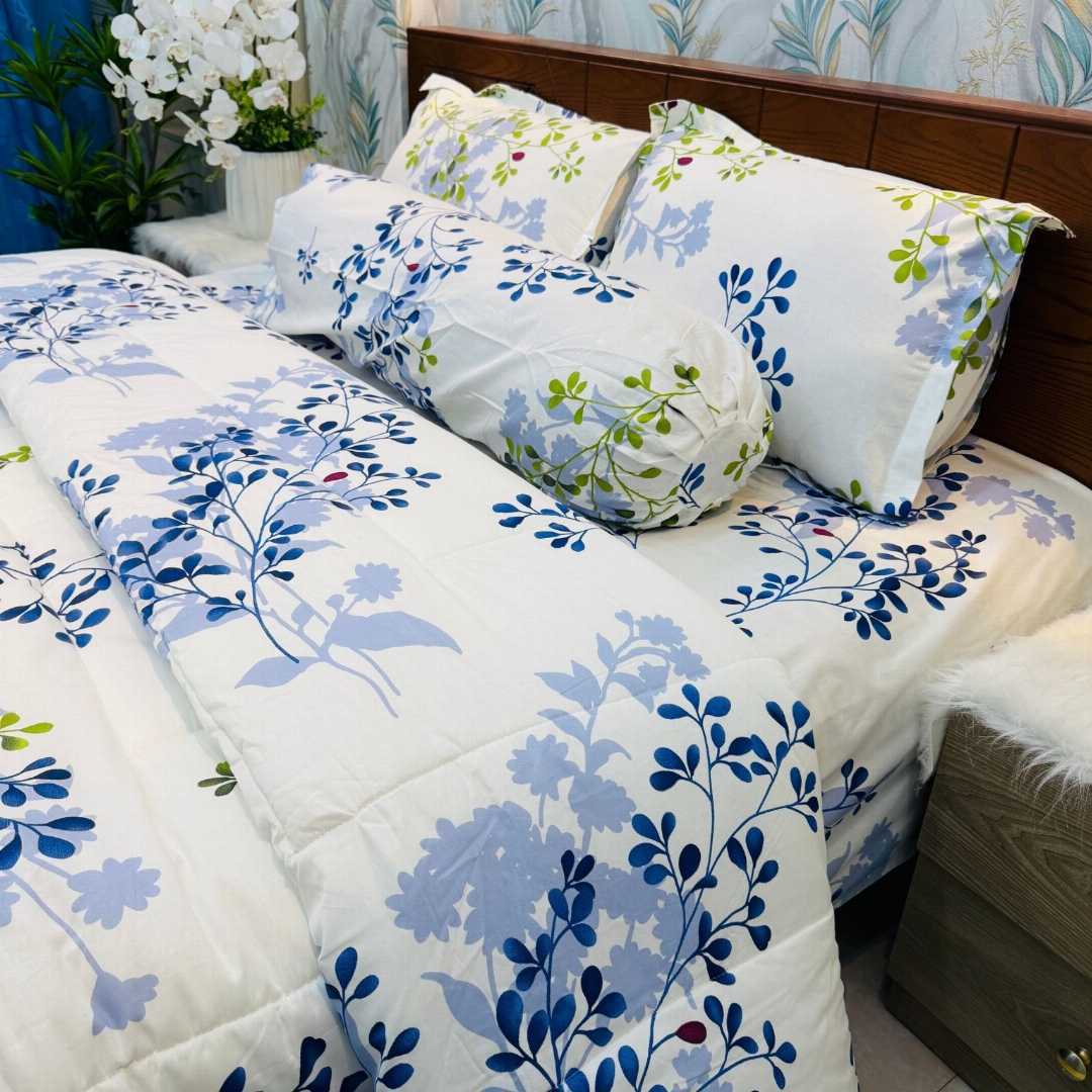 Premium,Quality,Twill,Cotton,Comforter,5,Pcs,Set,comforter, comforter set, soft bedding, warm comforter, premium comforter Bangladesh, cotton comforter, bedding set, winter blanket, stylish bedding