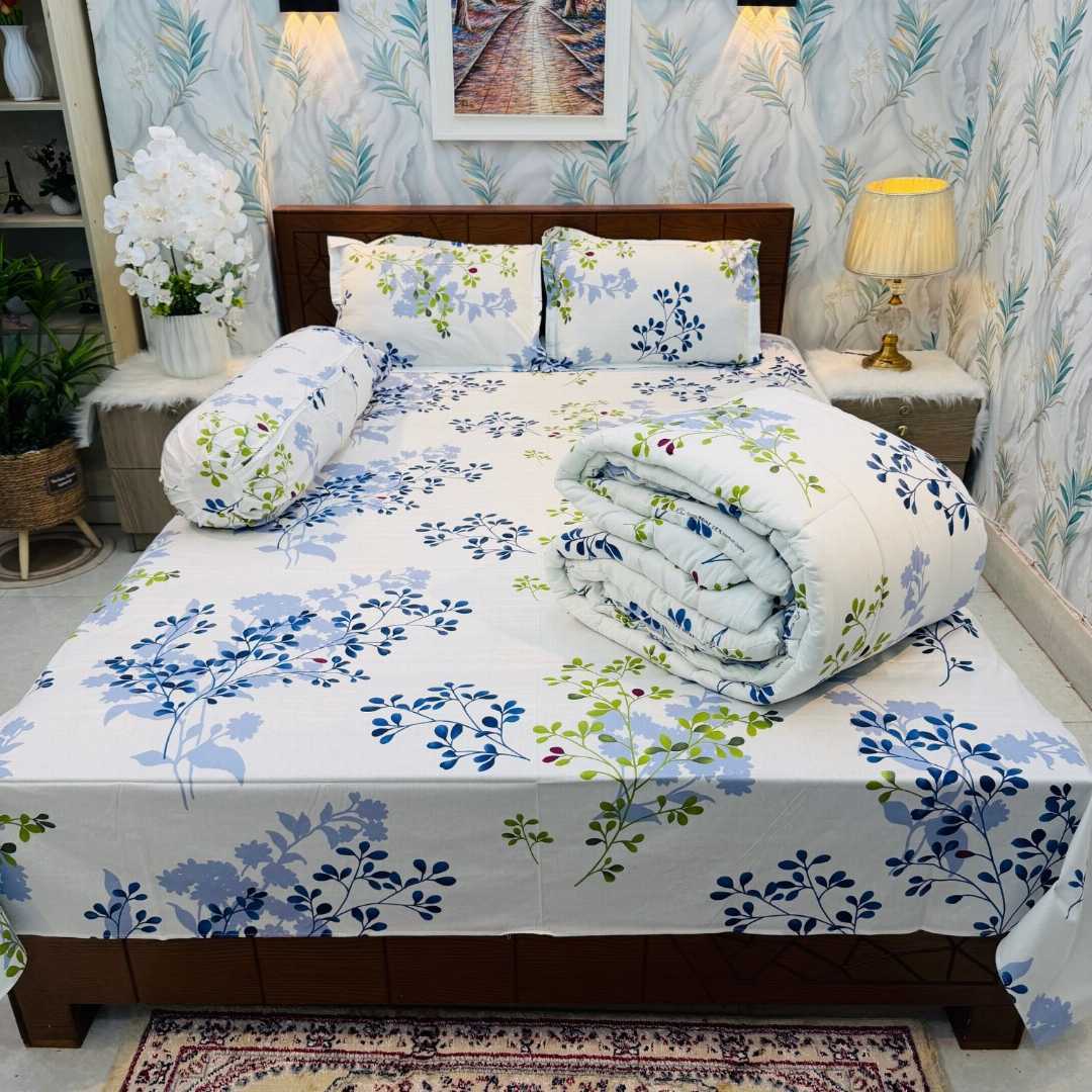 Premium,Quality,Twill,Cotton,Comforter,5,Pcs,Set,comforter, comforter set, soft bedding, warm comforter, premium comforter Bangladesh, cotton comforter, bedding set, winter blanket, stylish bedding