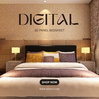 Digital HD Printed Bed Sheet