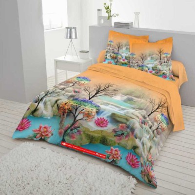 Luxury King size Bed Sheet with Matching Pillow covers