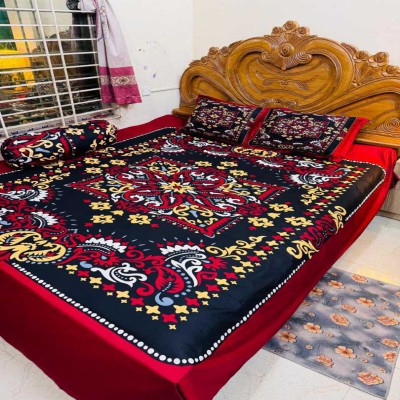 Luxury King size Bed Sheet with Matching Pillow covers