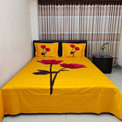 Luxury King size Bed Sheet with Matching Pillow covers