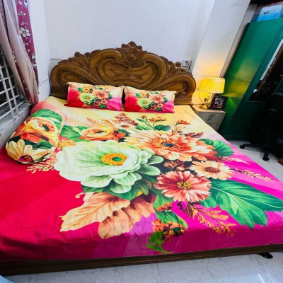Luxury King size Bed Sheet with Matching Pillow covers
