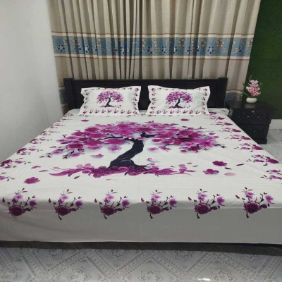 Luxury King size Bed Sheet with Matching Pillow covers