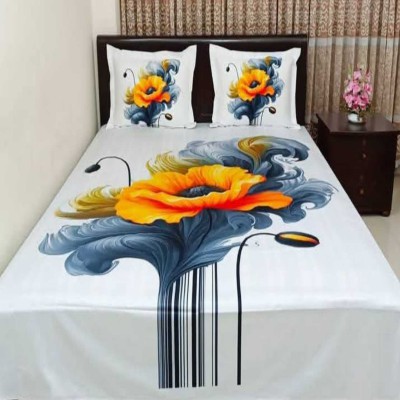 Luxury King size Bed Sheet with Matching Pillow covers