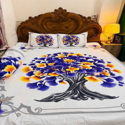 Luxury King size Bed Sheet with Matching Pillow covers