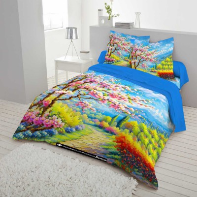 Luxury King size Bed Sheet with Matching Pillow covers