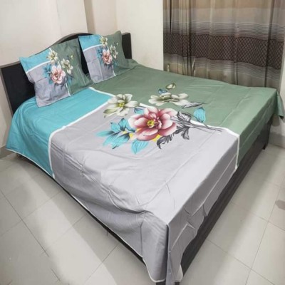 Luxury King size Bed Sheet with Matching Pillow covers