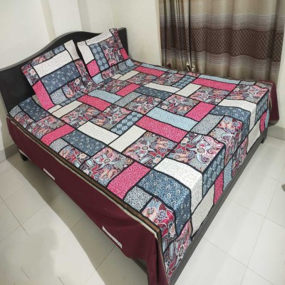 Luxury King size Bed Sheet with Matching Pillow covers
