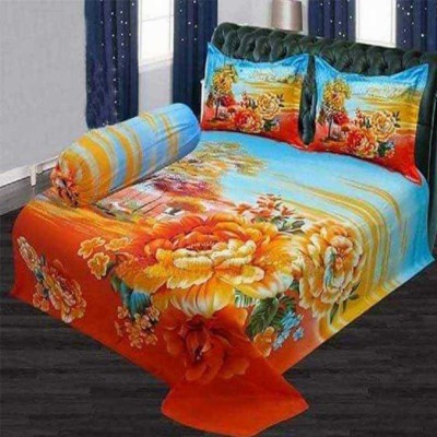 Luxury King size Bed Sheet with Matching Pillow covers