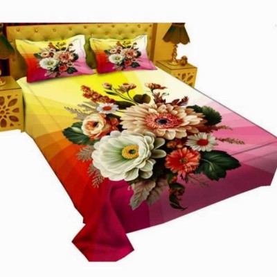Luxury King size Bed Sheet with Matching Pillow covers