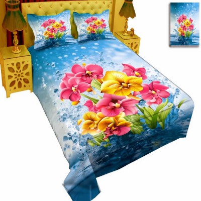 Luxury King size Bed Sheet with Matching Pillow covers