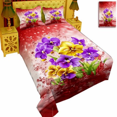Luxury King size Bed Sheet with Matching Pillow covers