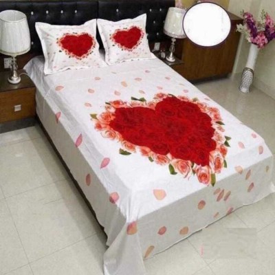 Luxury King size Bed Sheet with Matching Pillow covers