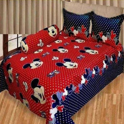 Luxury King size Bed Sheet with Matching Pillow covers