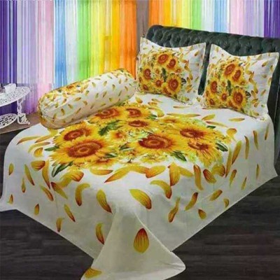 Luxury King size Bed Sheet with Matching Pillow covers