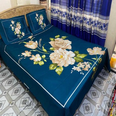 Luxury King size Bed Sheet with Matching Pillow covers