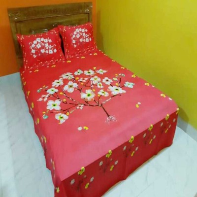 Luxury King size Bed Sheet with Matching Pillow covers
