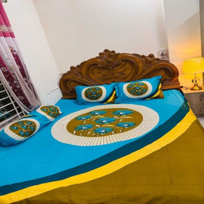 Luxury King size Bed Sheet with Matching Pillow covers