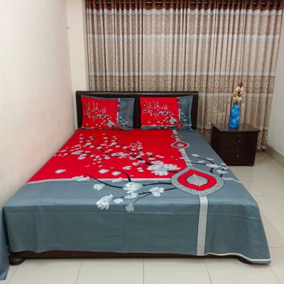 Luxury King size Bed Sheet with Matching Pillow covers