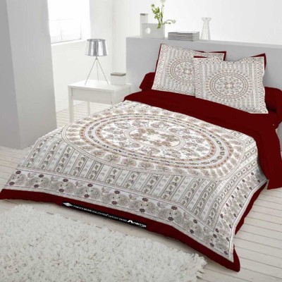 Luxury King size Bed Sheet with Matching Pillow covers