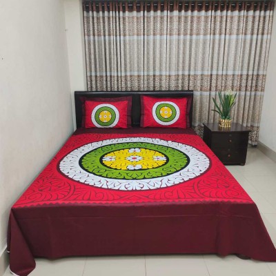 Luxury King size Bed Sheet with Matching Pillow covers
