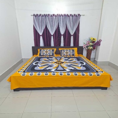 Luxury King size Bed Sheet with Matching Pillow covers
