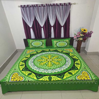 Luxury King size Bed Sheet with Matching Pillow covers