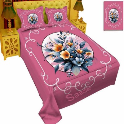 Luxury King size Bed Sheet with Matching Pillow covers