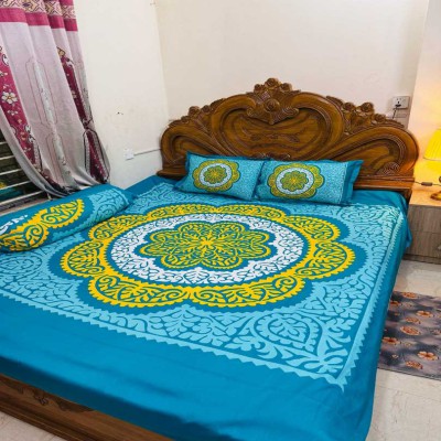 Luxury King size Bed Sheet with Matching Pillow covers