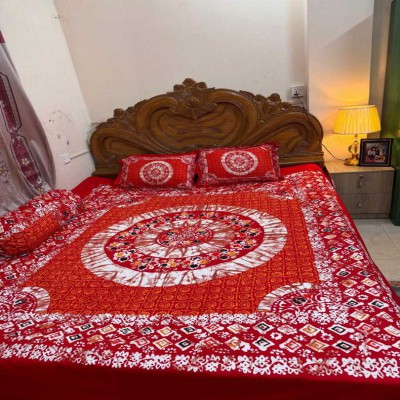Luxury King size Bed Sheet with Matching Pillow covers