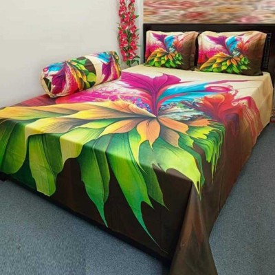 Luxury King size Bed Sheet with Matching Pillow covers
