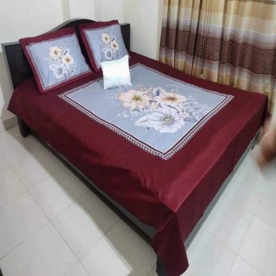 Luxury King size Bed Sheet with Matching Pillow covers