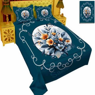 Luxury King size Bed Sheet with Matching Pillow covers