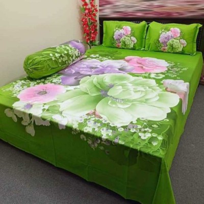 Luxury King size Bed Sheet with Matching Pillow covers