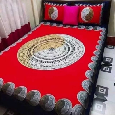 Luxury King size Bed Sheet with Matching Pillow covers