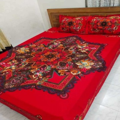 Luxury King size Bed Sheet with Matching Pillow covers