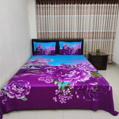 Luxury King size Bed Sheet with Matching Pillow covers
