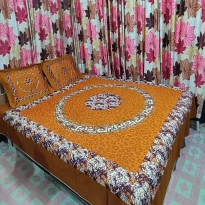 Luxury King size Bed Sheet with Matching Pillow covers