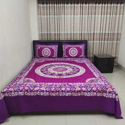 Luxury King size Bed Sheet with Matching Pillow covers