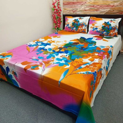 Luxury King size Bed Sheet with Matching Pillow covers